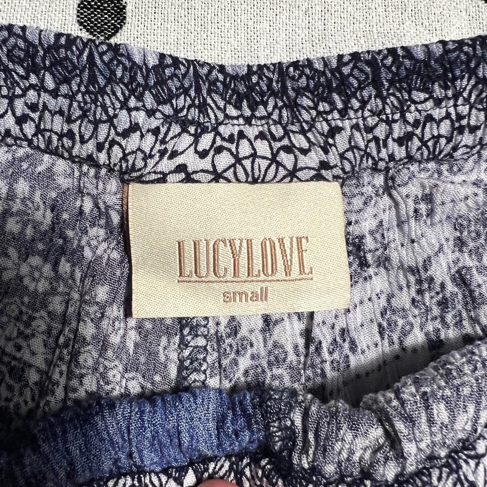 Lucy Love Blue and Gray Bloomer Shorts